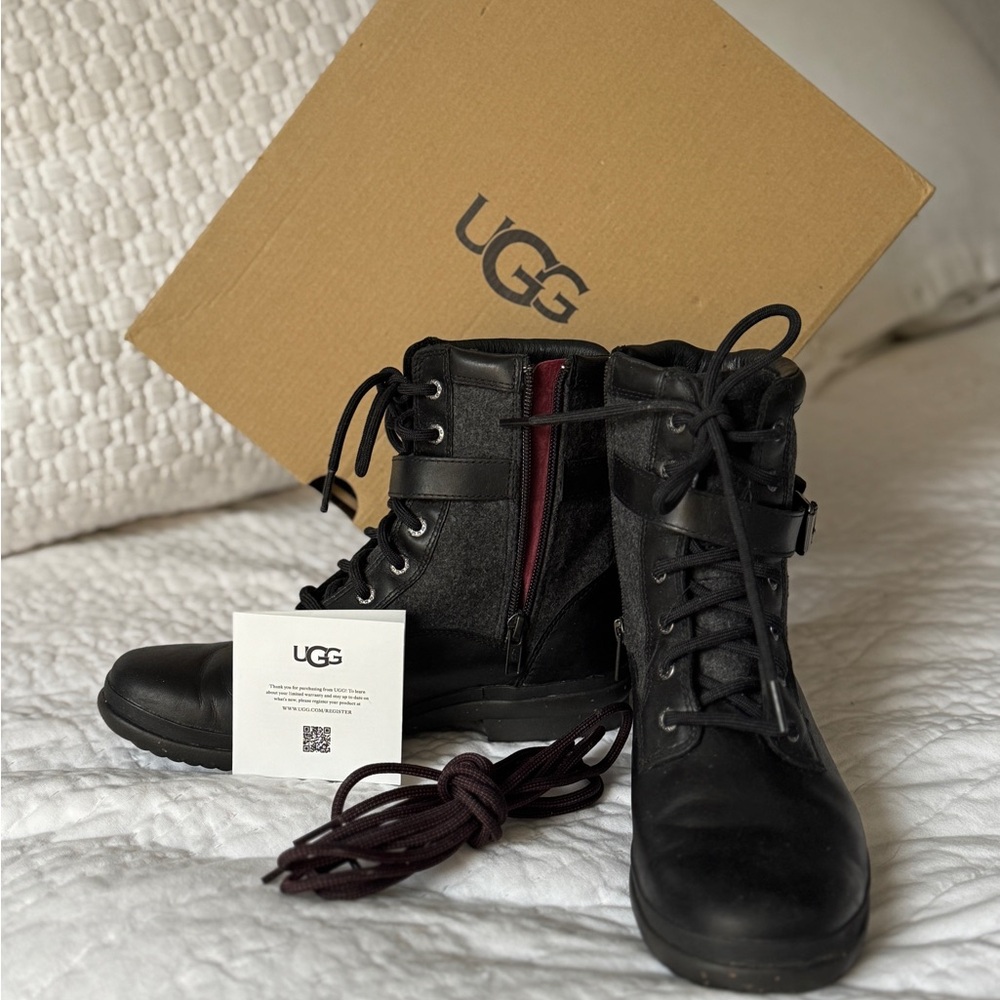 UGG Kesey Black Winter Boots